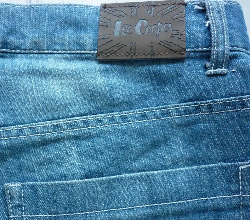 Męskie krótkie spodnie jeansowe LEE COOPER spodenki rozmiar L jeans