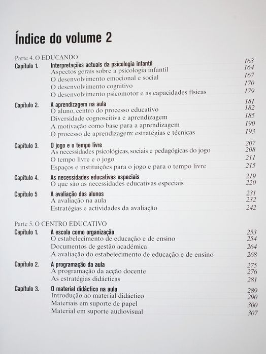 Os docentes do 1º e do 2º ciclos do ensino básico - 4 volumes novos