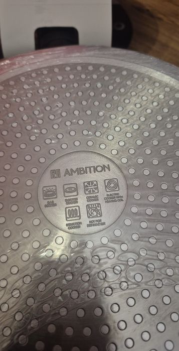 Ambition Bilbao 2 patelnie zestaw 20 cm 28 cm indukcja inne kuchenki