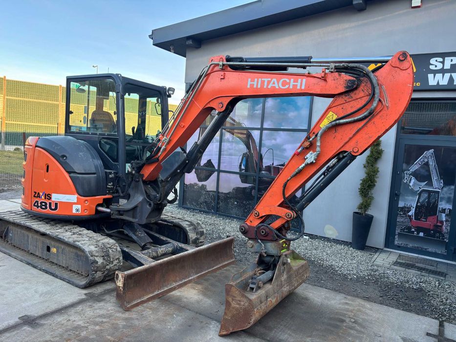 Koparka Hitachi ZX48U-5A z 2018r.waga 4680kg klimatyzacja,szybkozłącze