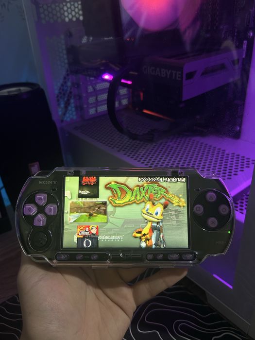 Psp 3000 64 гб + 120 игр + кейс / псп слим 3000