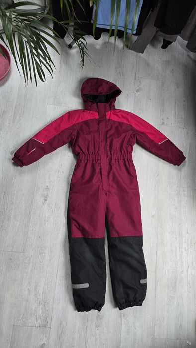 Kombinezon zimowy dziewczęcy rozmiar 140 146 jednoczęściowy