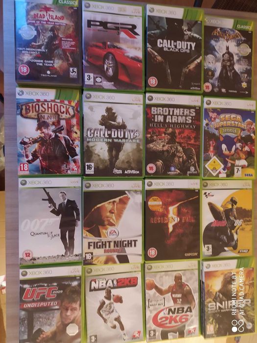 Gry na x box 360 dużo tytułów  do wyboru