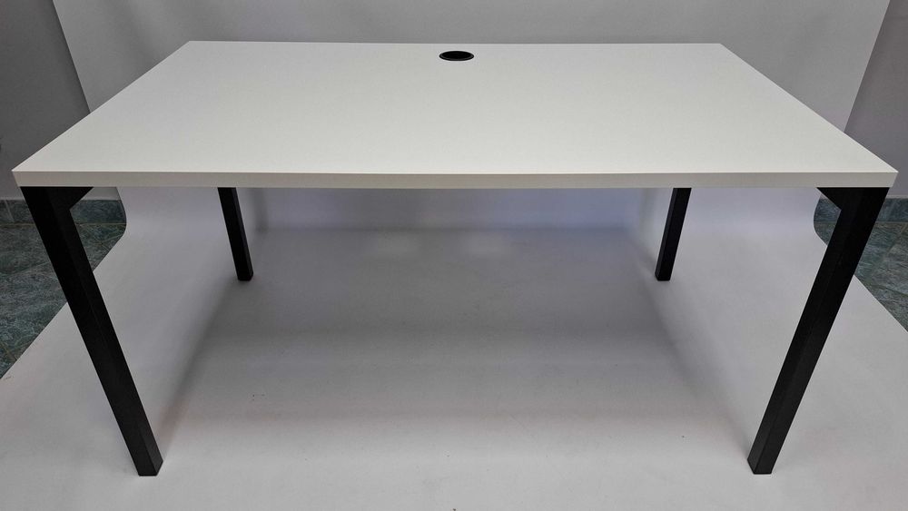 Biurko proste MDD 140x80 białe - duża ilość