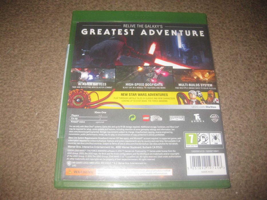 Jogo "Lego Star Wars: The Force Awakens" para a Xbox One/Completo!