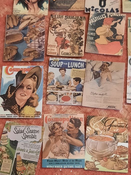 62 Adesivos - Retro Art Charml. Scrapbooking, Junkjournal