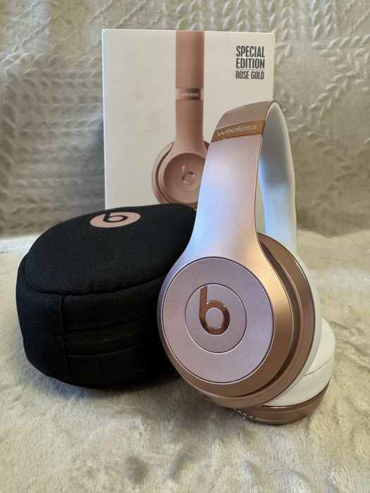 Beats Solo 3 Wireless Rose Gold Słuchawki Bezprzewodowe Różowe Złoto B
