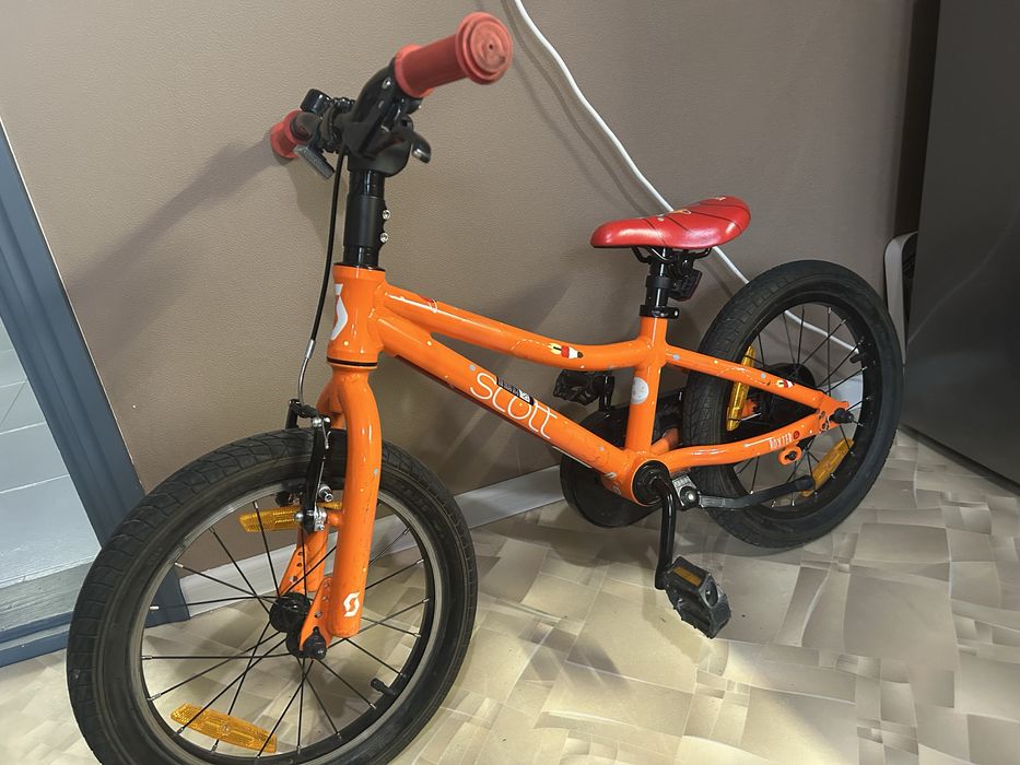Scott roxter 16 велосипед детский оранжевый