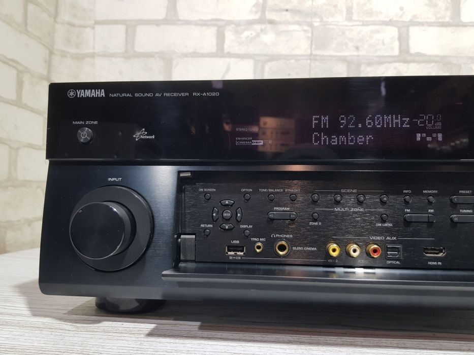 7.2 AV ресивер YAMAHA RX-A 1020, *7x170 Вт, HDMI, USB, 4K, б/у з Німеч