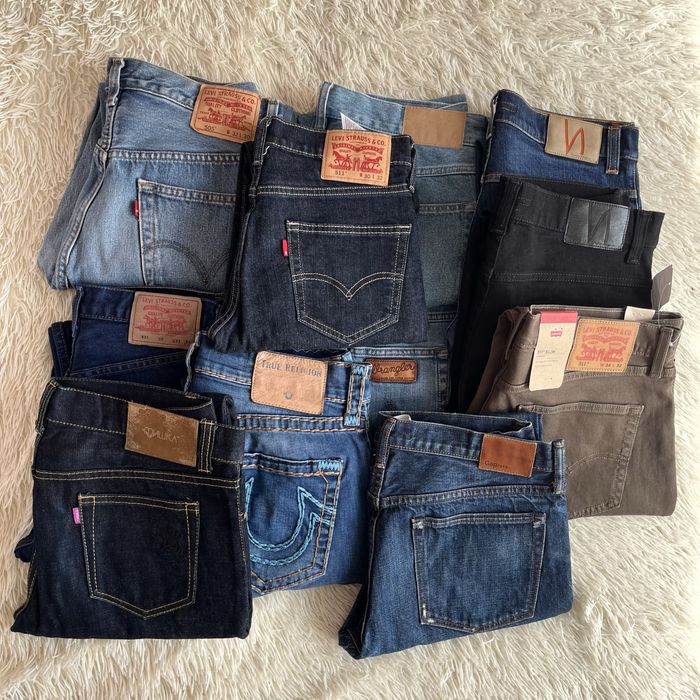 Прямі широкі блакитні джинси Levi’s 505 оригінал levis 501