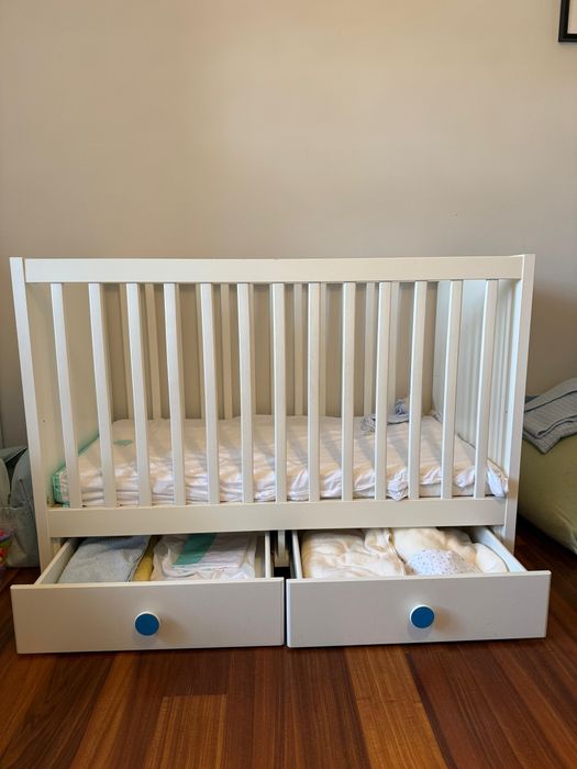 Berço bebé ikea branco