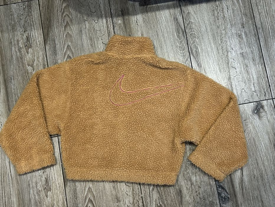 Damski Polar Kurtka  Sherpa Nike Swoosh roz S