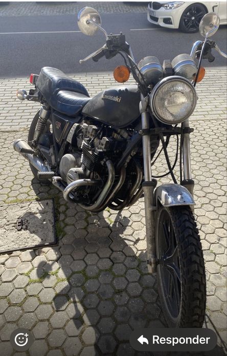 Moto antiga classica