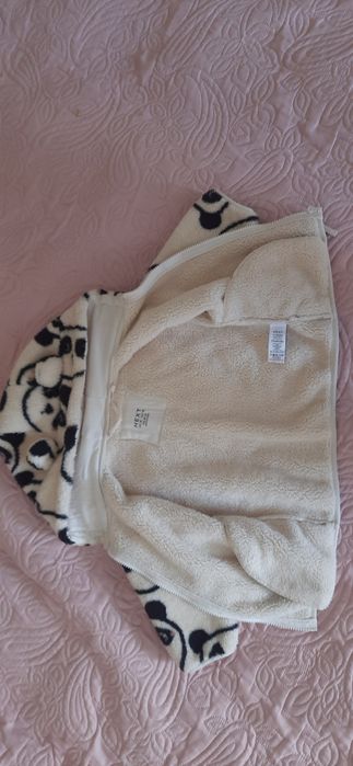 Куртка тедді на блискавці Next. Курточка на дівчинку