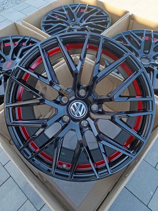 #M6 Alufelgi R18  5x112 BMW Skoda Seat Audi Mercedes Nowe Redline