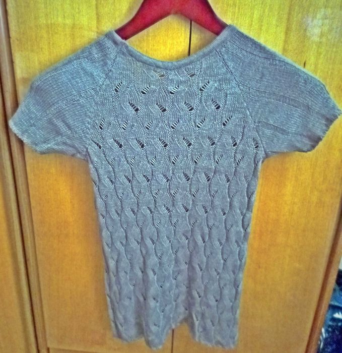 Джемпер - кофта  с коротким рукавом SVTR. трикотаж