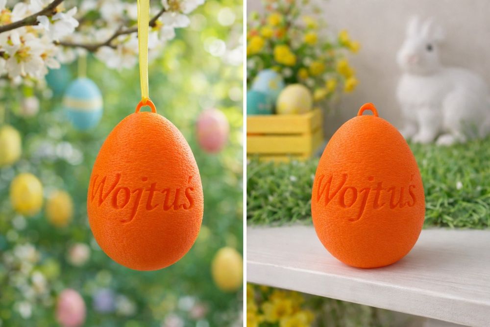 Personalizowane jajko 3D z imieniem
