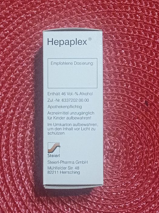 Hepaplex  na zaburzenia watroby