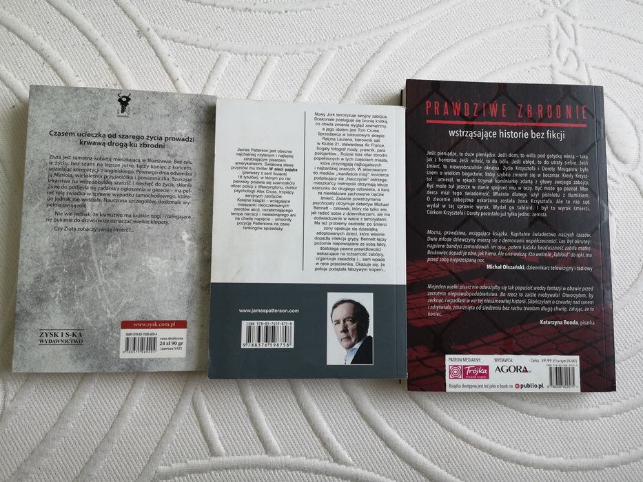 Zestaw trzech mocnych kryminałów