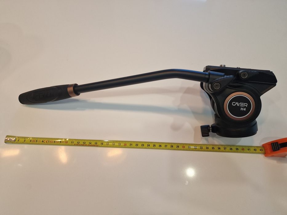 Tripé de vídeo cabeça de fluído Cayer H4