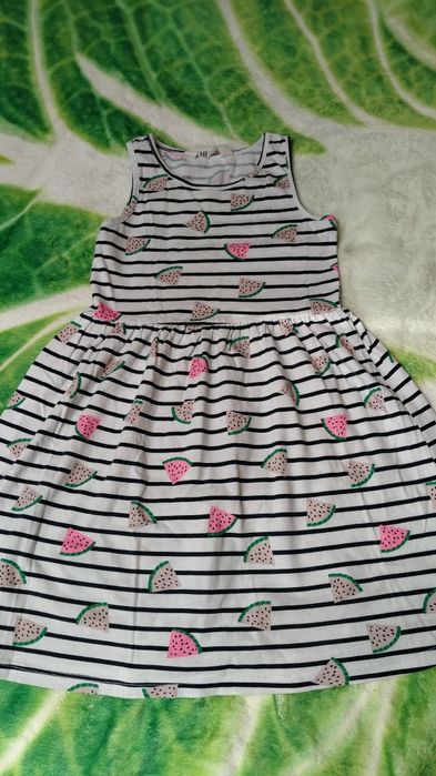 Sukienka w arbuzy H&M rozmiar 122/128