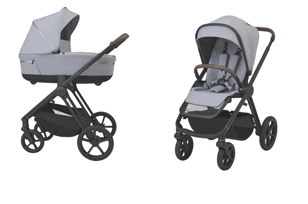 Espiro Miloo 2.0 4w1 wózek+spacerówka + fotelik + baza  obrotowa