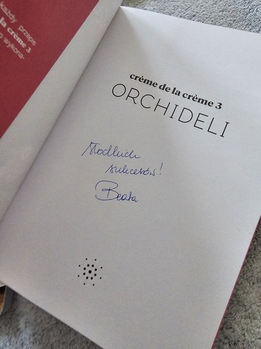 4 książki Creme de la Creme Orchideli