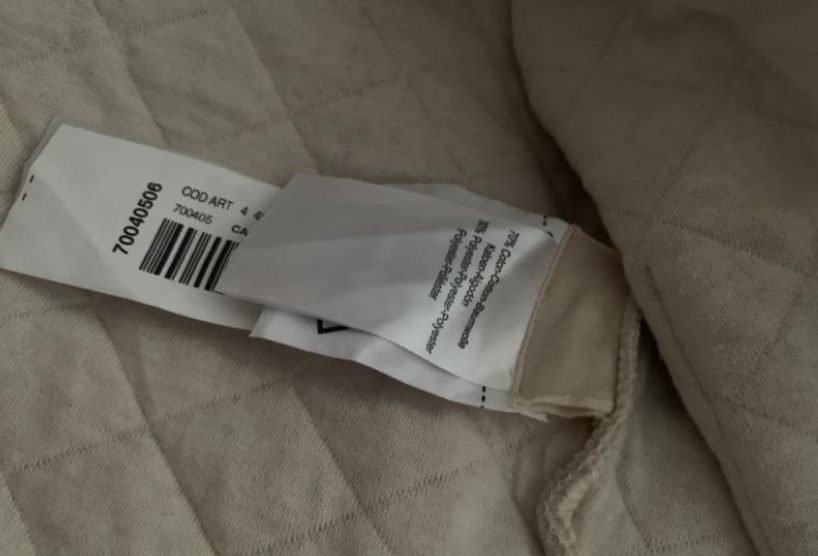 Бавовняна ватняна стьобана курточка лайнер cyrillus paris