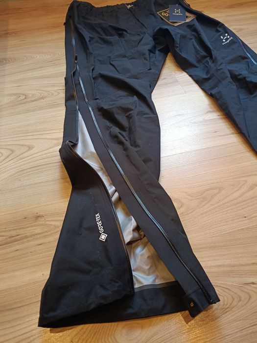 Nowe! Premium Gore-Tex Packlite Plus XXL spodnie Haglöfs+Bon Decathlon