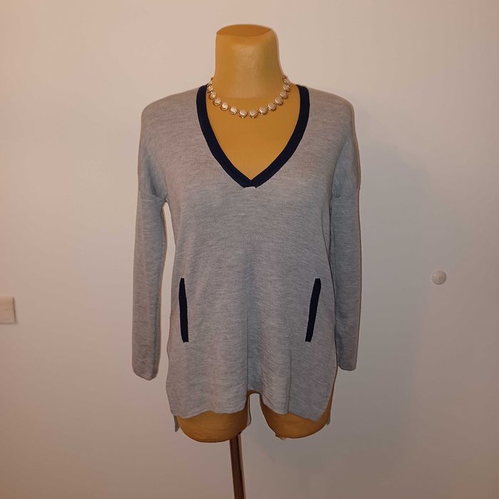 COERCION 100% wełna merino sweter śliczny dla L/XL
