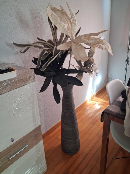 Vaso decoração c/flores
