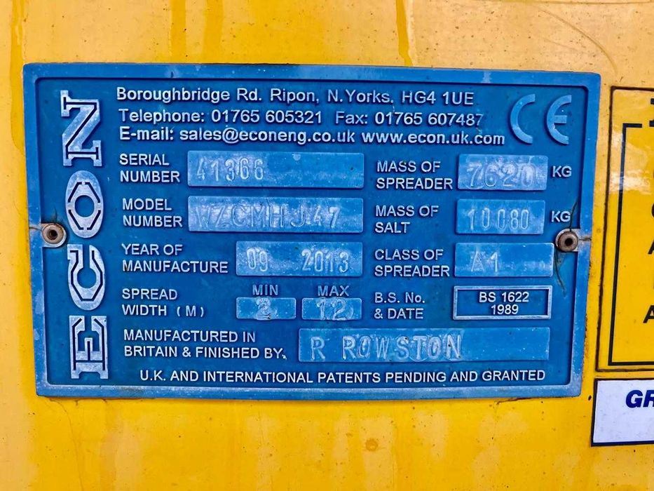 Бункери для піскорозкидача ECON та Schmidt