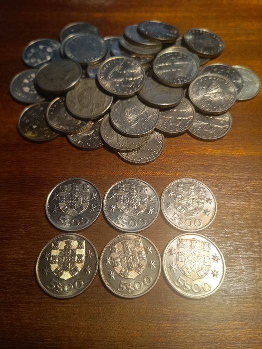 256 Moedas de 5 escudos, 1963 a 1986