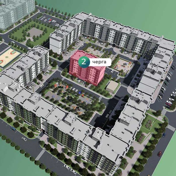 1-кім. 36,4  квартири з гардеробною  ЖК Новий Хотів м. Теремки 6км