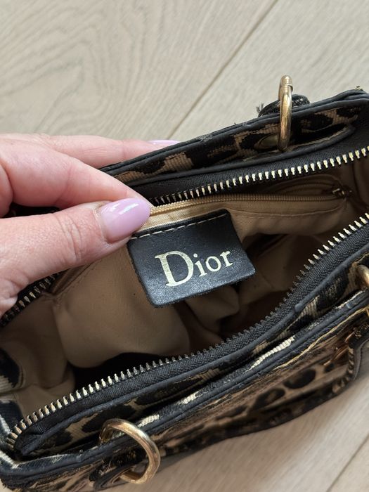 Сумка dior леопардова
