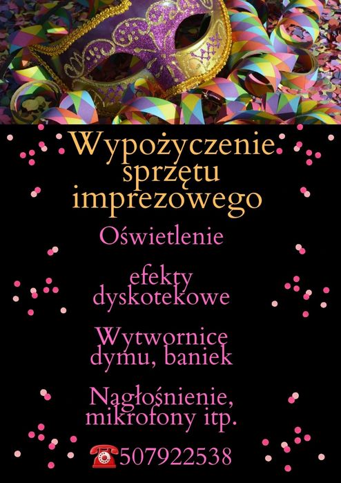Efekty światła oświetlenie