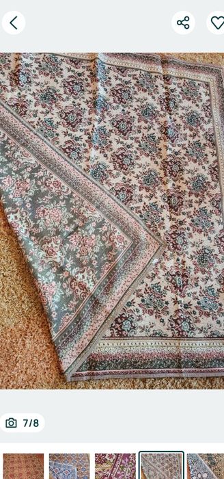 Obrus żakardowy kapa  PRL  150cmna 150cm  idealny stan. 2szt