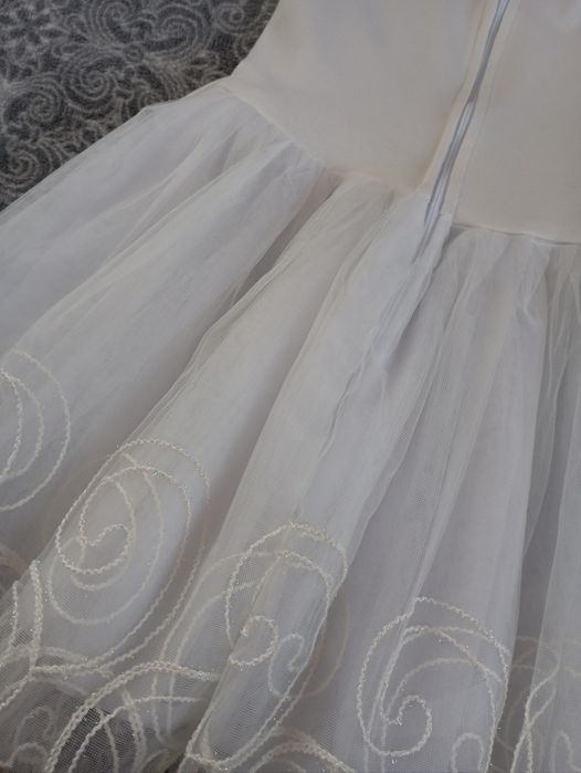 Біле плаття сніжинка 2-4р 92-104р