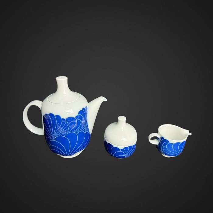 Serwis na 6os Rosenthal Studio-Line Karangel kobaltowe kwiaty B4/8241