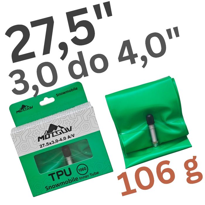 FATBIKE 27,5" dętka TPU fat bike 3,00 do 4,00 cali lekka elektrycznego