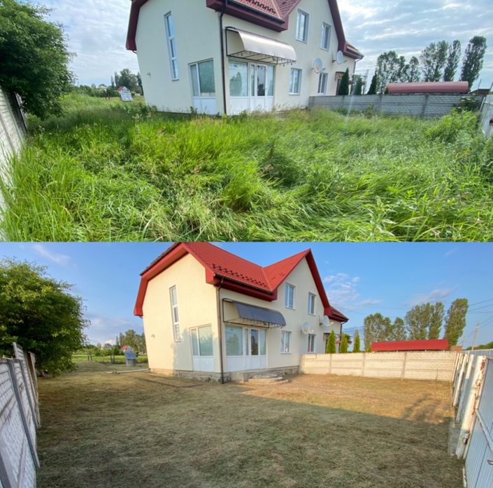 Покіс трави. Розчистка ділянки