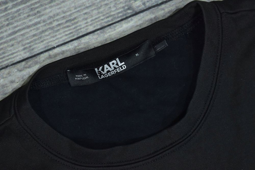 Karl Lagerfeld Czarna Bluza Damska Xl