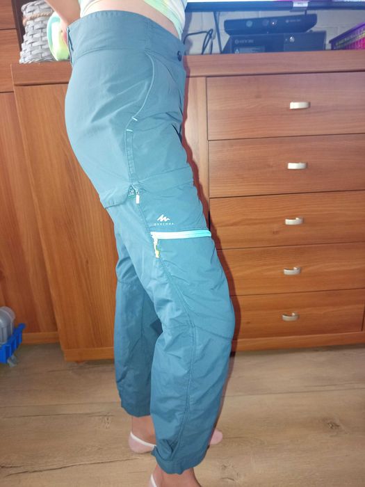 Spodnie turystyczne Quechua MH500 2w1 8-9 lat 131-140cm