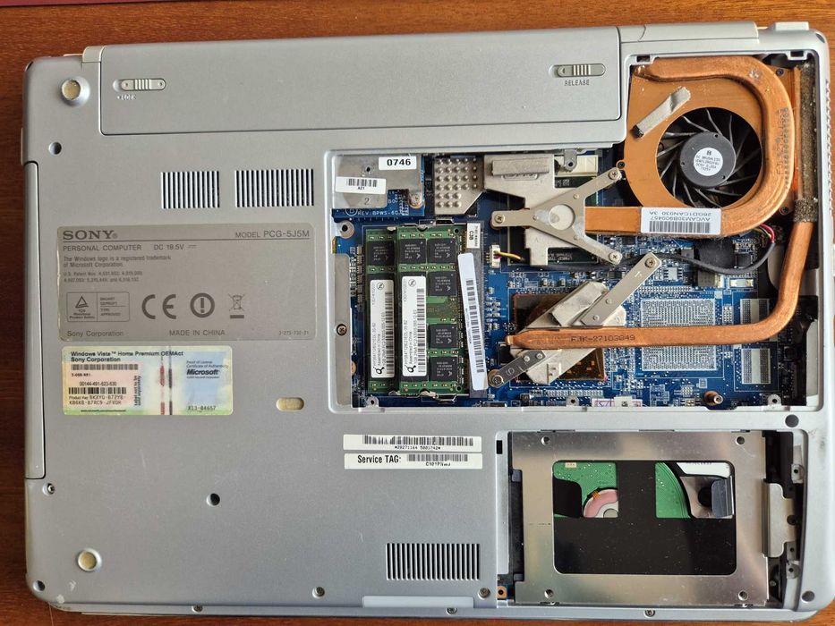 Notebook Sony Vaio PCG-5J5M