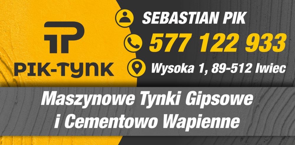 Maszynowe Tynki Gipsowe i Cementowo Wapienne