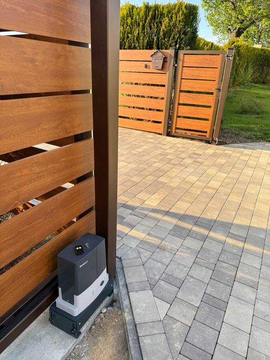 Furtka 150x90cm oc+ral Ogrodzenia Premium drewnopodobne