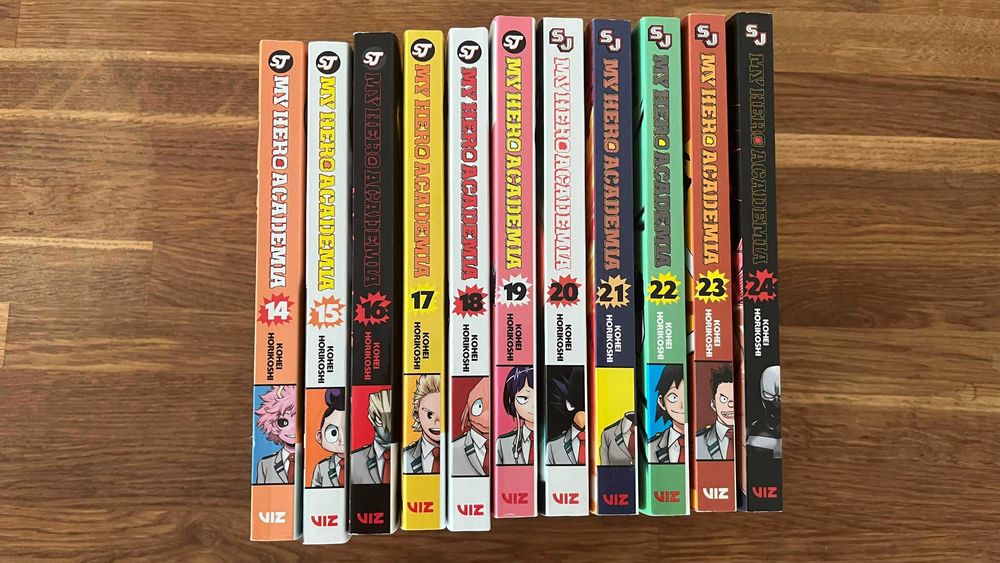 Mangas 14-24 My Hero Academia em Inglês