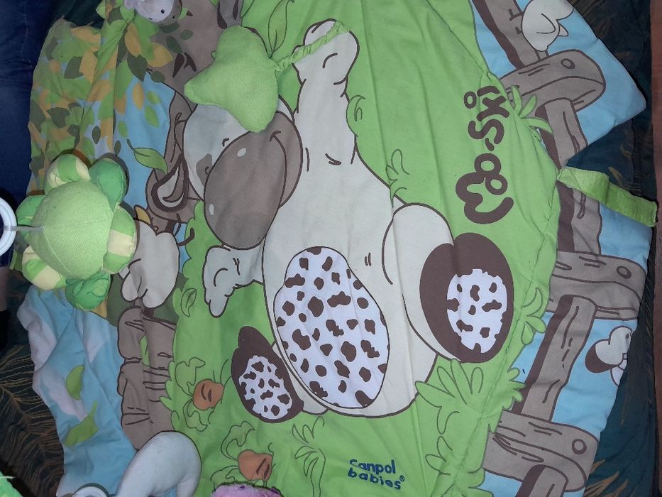 Mata dla dziecka canpol wesoła farma z funkcją kojca