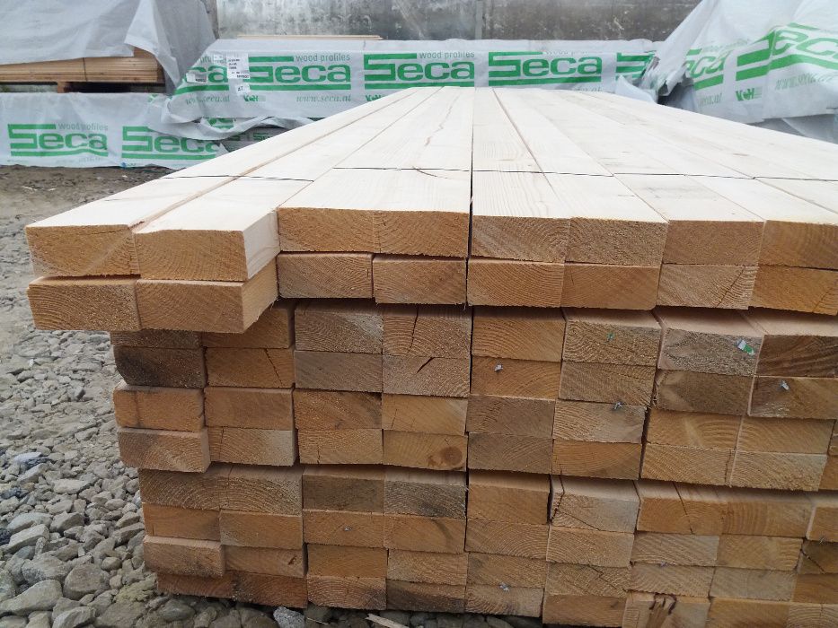 Kantówki świerkowe suszone