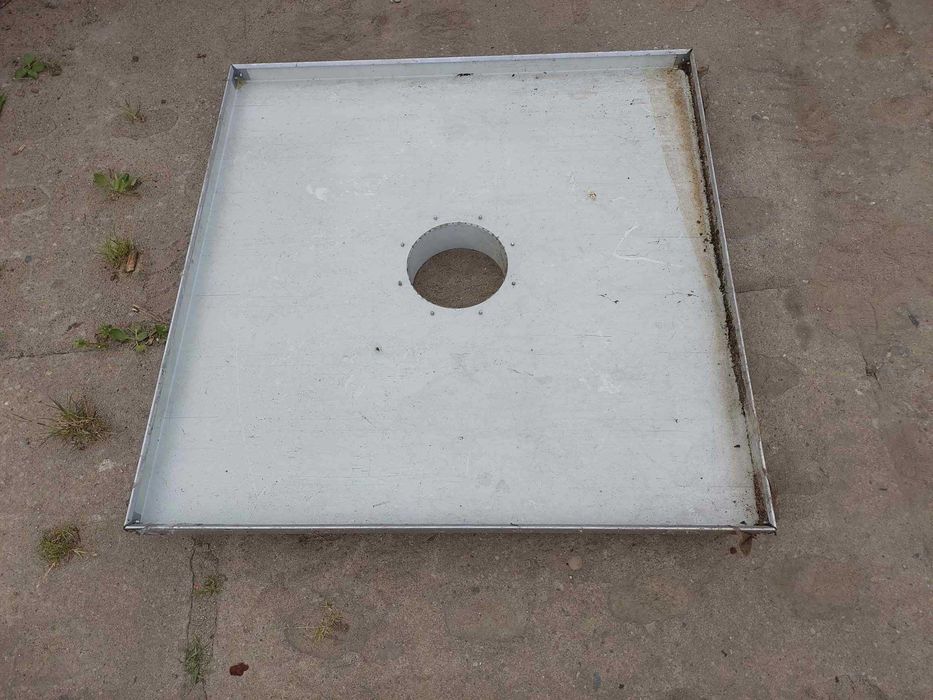 Blacha fartuch czapa otwór wewnętrzny 160 mm stalowa powlekana